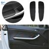 2*Beige/Tan Leather Front Door Panel Armrest Cover For BMW 3 Series E46 98-2006