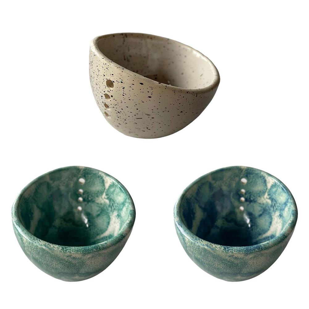 Stripper Bowl Resin Small  Stripper Different Round Hole Sizes Portable  Cilantro Leaf Stripper Tool Leaf Remover