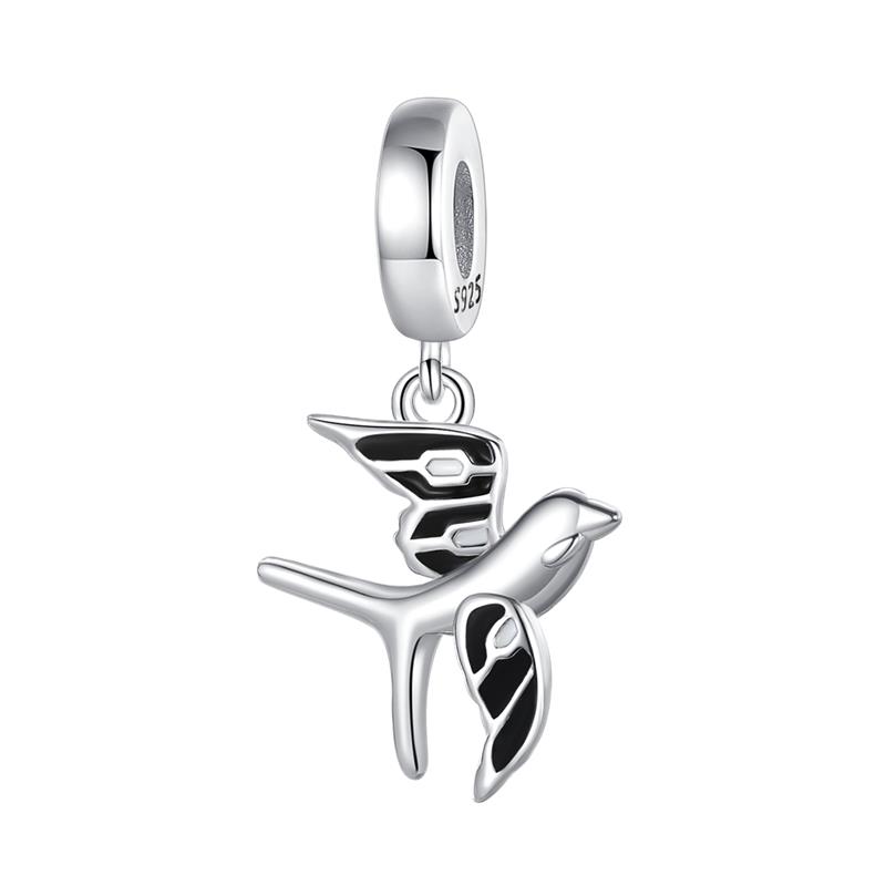 Kupfer Einhorn Fee Insekt Blume Perlen Anhänger Passend Kompatibel Mit Pandora Authentischen Armbändern DIY Schmuck Geburtstagsgeschenk Jubiläum