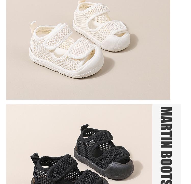Sommersandalen für Babys: Atmungsaktives Mesh, rutschfeste weiche Sohle für Mädchen & Jungen
