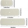 Silicone Drain Mat, Kitchen Faucet Sink Splash Guard,  Sink Draining Pad Behind Faucet,For Kitchen & Bathroom Countertop Protect