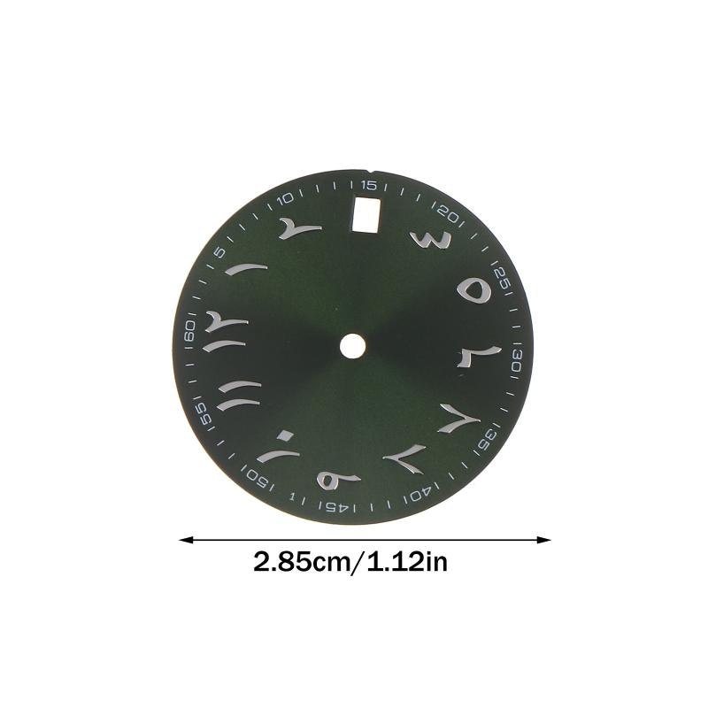 Nh35 Dial 28.5Mm Arabic Numeral Dial Suitable For Nh35 Nh36 Movements Watch Accessories Repair Tool