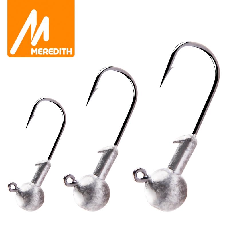 MEREDITH Cabeça de gabarito 1g 2g 3g 4g 5g 7g 8g 10g 12g 14g 22g cabeça gancho gabarito gancho de pesca gabarito pique peixe acessórios