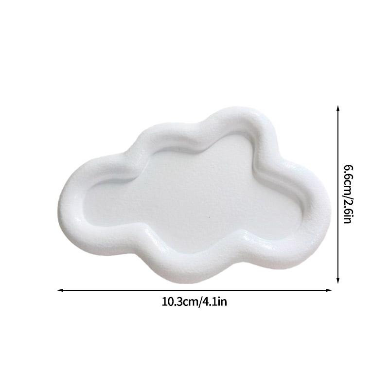 Creative Resin Trays Home Decor Jewelry Dish Heart Cloud Shape Storage Plate Organizer Watch Keys Holder Earrings Necklace Bowls