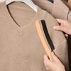 Clothes Brush Felt Cowboy Hat Cleaner with Wooden Handle Compact Portable Multipurpose Velvet Furniture Pet Hair Cleaning Brush