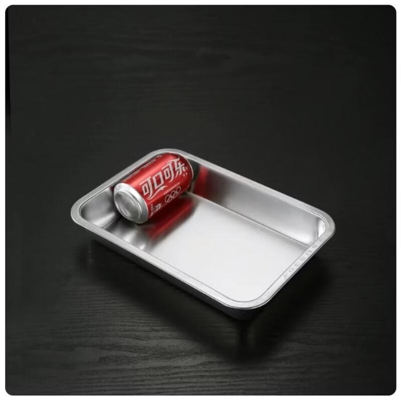 Food-Grade 304 Stainless Steel Rectangular Tray