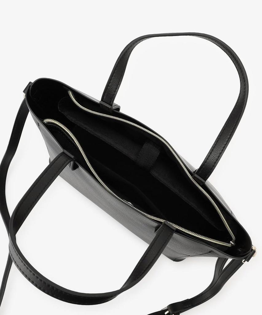 Afternoon Tea Living JB22 Lightweight Synthetic Leather Shoulder Bag, Black  iPad Storage, 2-Way Compatible  Perfect for Commuting, School, and