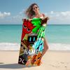 Personalized Customized Proof Beach Towel with Sprunki Themed Pattern - Soft, Absorbent,quick-drying,perfect Swimming,camping&bathing