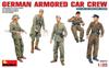 MiniArt 1/35 Scale German Armored Car Crew Figure Set (5 Figures) MA35072 Plastic Model