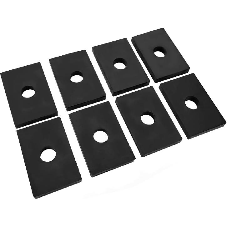 8Pcs Rubber Bed Mount Pad Fits for Chevy GMC C10 C20 C30 Truck 1947-1987, Black
