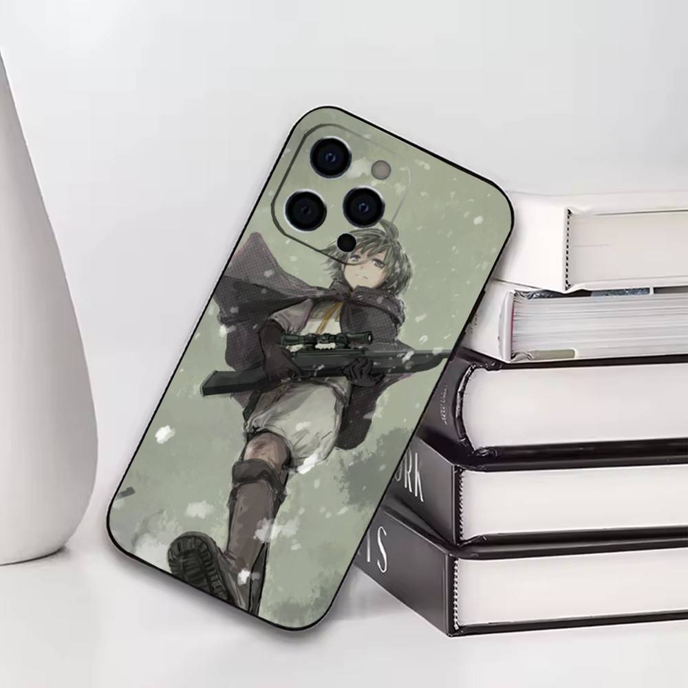 

World Trigger Chika Amatori Phone Case For iPhone17,16,15,14,13,12,11 Plus,Pro Others Soft Black Cover iPhone17PRO