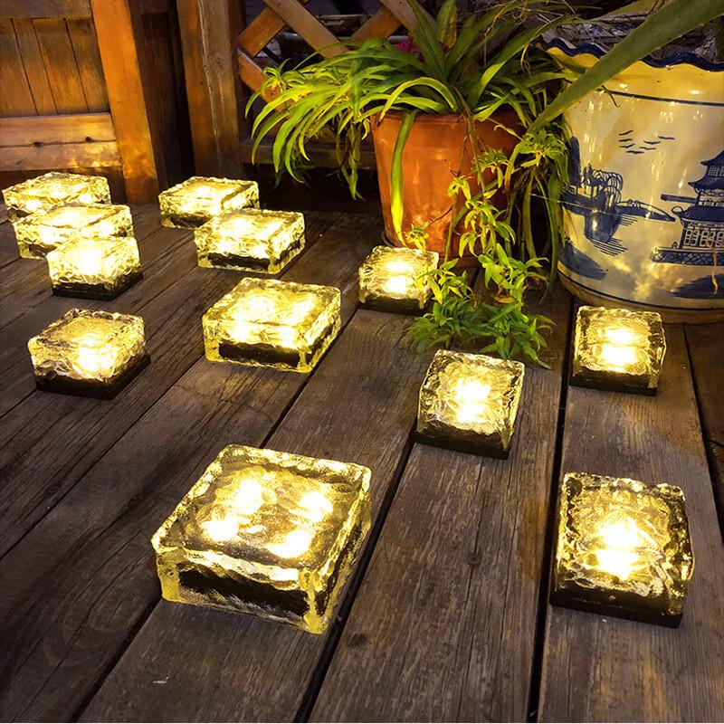 Nu Feng Solar Ice Brick Garden Light