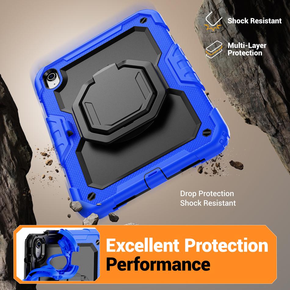 360 Rotation Handle Stand Tablet Case for IPad 2025 2026 Pro Mini Air 3 4 5 6 7 8 9 10th 11th 12th Generation 10.9 11 Inch Cover