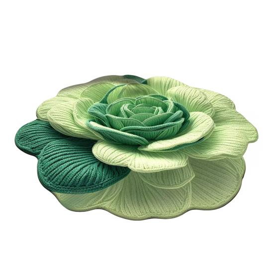 Tappeto da Pavimento Floreale 3D Tappeto Realistico con Fiori per Soggiorno Antiscivolo Assorbente Tappeto da Bagno Tappeto per Camera da Letto Sala Giochi Cucina