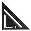 Protractor d'angle pour toiture 7 pouces Alliage d'aluminium Oxydation noire  (  )