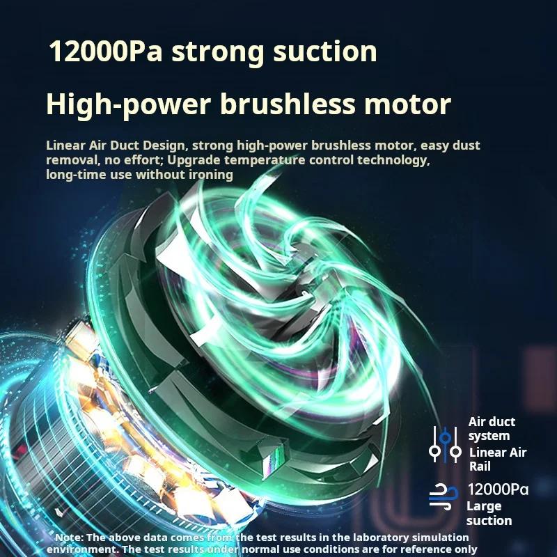 12000Pa Car Vacuum Cleaner Cordless Wireless Vehicle Portable Strong Suction Handheld Mini Wireless High Pressure Cleaner