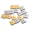 50pcs 8mm Stainless Steel Square Flat Spacer Beads Loose Beads Hole 1.3mm Gold Color Bead for Jewelry Making DIY Wholesale