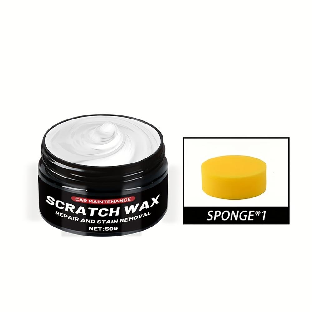 Quick Scratch Repair & Polish - Car Scratch Remover Cream with Application Cloth - No Rinse Needed, Easy-to-Use Paint Restoratio