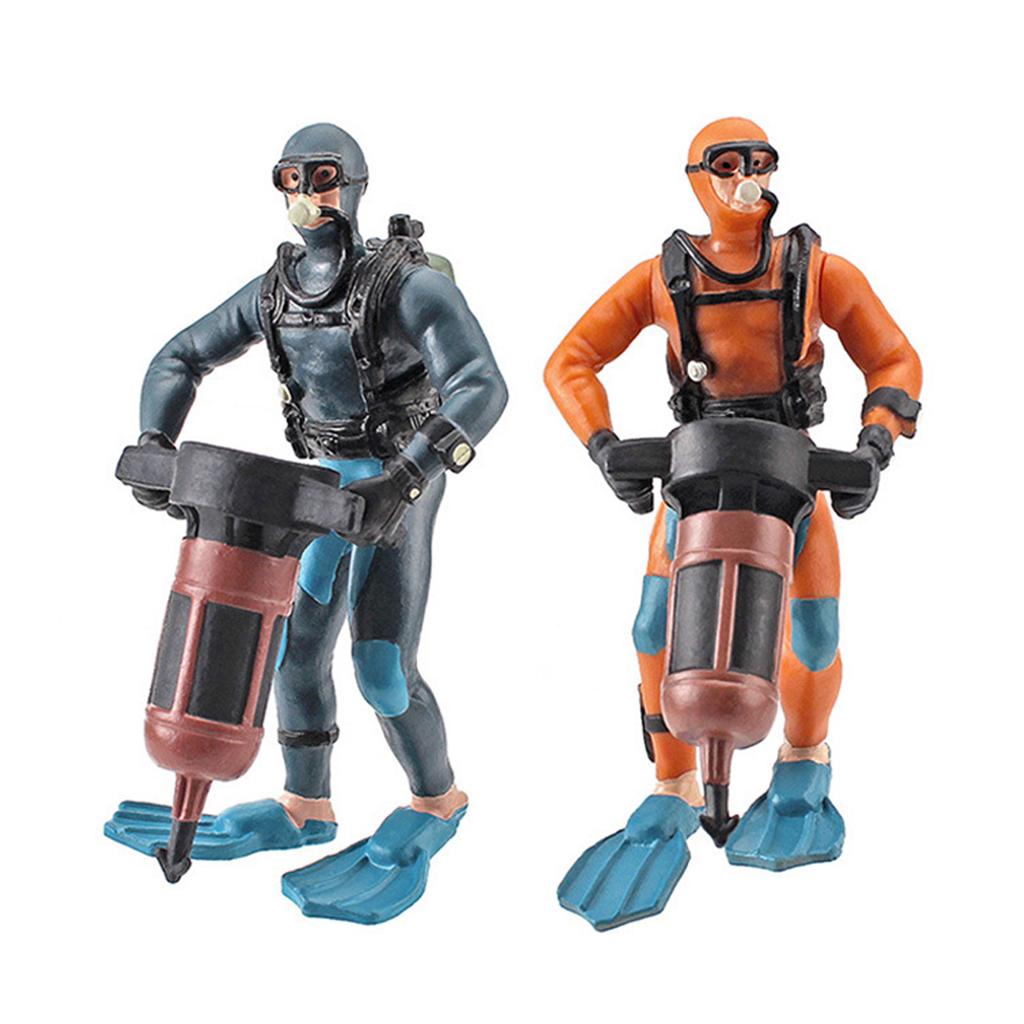 Traditional Fashion Marine Miniature Scuba Diver Addition Enhances Water Beauty