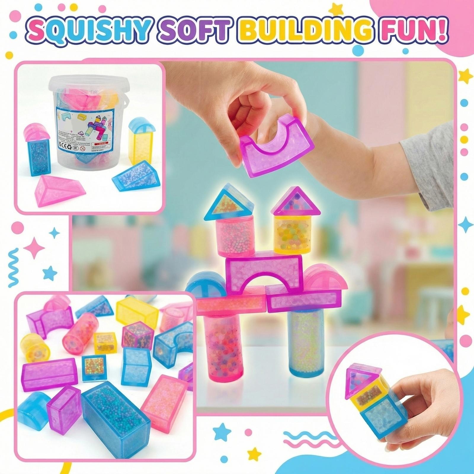 Squeezable Building , Stress-relieving Balls, Squeezing Toys, Stress-relieving Toys For Children, Stress-relief Artifacts. One Size
