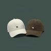 Embroidered Grinding Baseball Cap for Women with Wide Brim Showing Face Small Retro Hat Soft Top Sun Protection Baseball Cap for Men