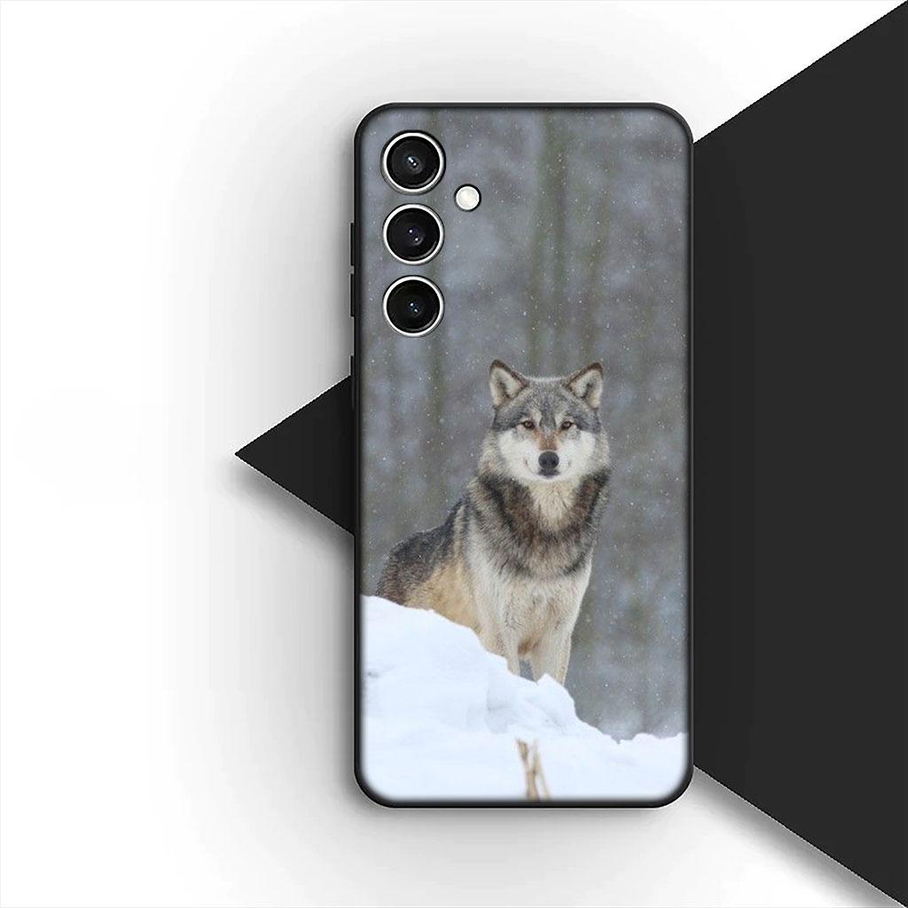 Stalking Wolf Art Tiger Silicone Phone Cover for Motorola Moto Edge 70 60 Fusion NEO Pro G Stylus G56 G96 G04 G05 20 Soft Case