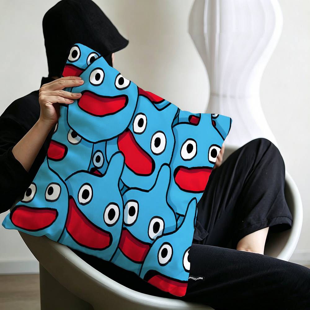 Dragon Quest Rocket Slime Personalized Pillow Cover Kids Bedroom Wild Party Decor Pillowcase Kid Birthday Shower Gift