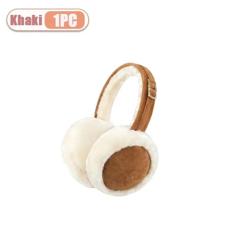 1-3PCS Women’s Winter Ear Warmers Plush Foldable Earmuffs Cozy Soft Ear Cover for Cold Weather Outdoor and Casual Wear