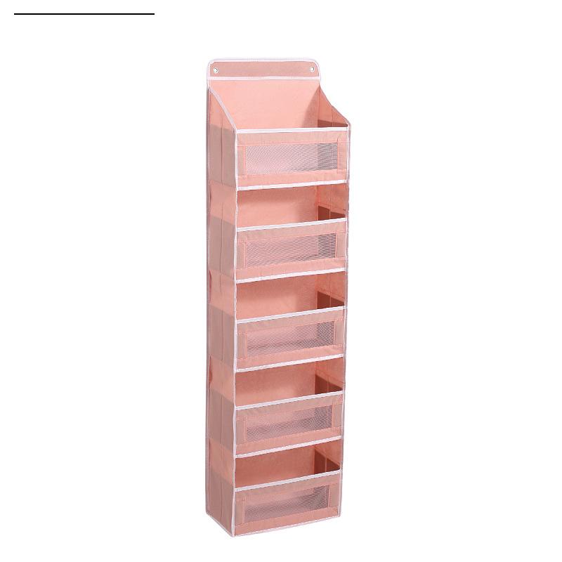 Five-Layer Non-Woven Hanging Storage Bag for Bedroom - Large Capacity Door Organizer