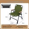Cotton-Padded Kermit Folding Camping Chair with Backrest for Outdoor Use