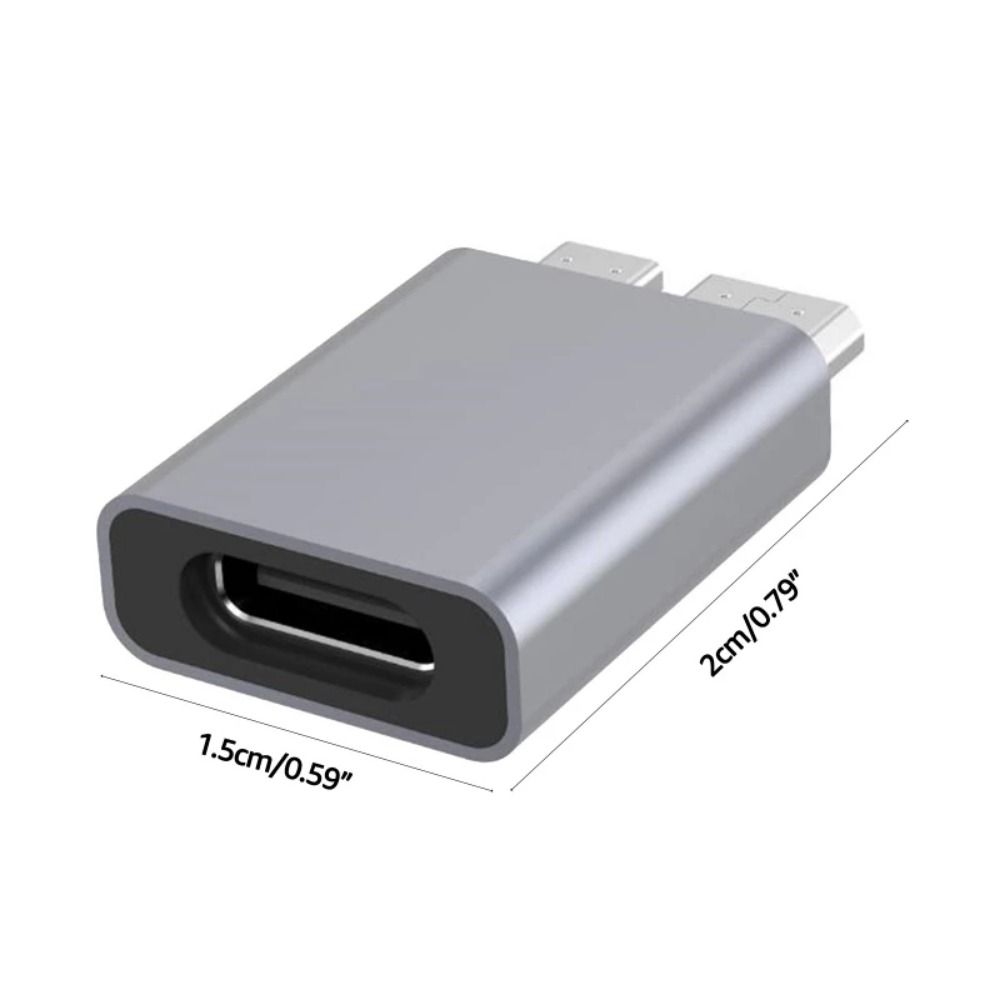 C Female Super Speed for hdD Fast Charge Converter USB3.0 Adapter USB C to Micro B OTG Connector