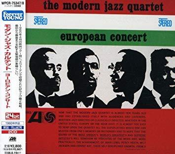 CD MODERN JAZZ QUARTET  European Concert WPCR75347 Atlantic 2008 Japan Jazz Used