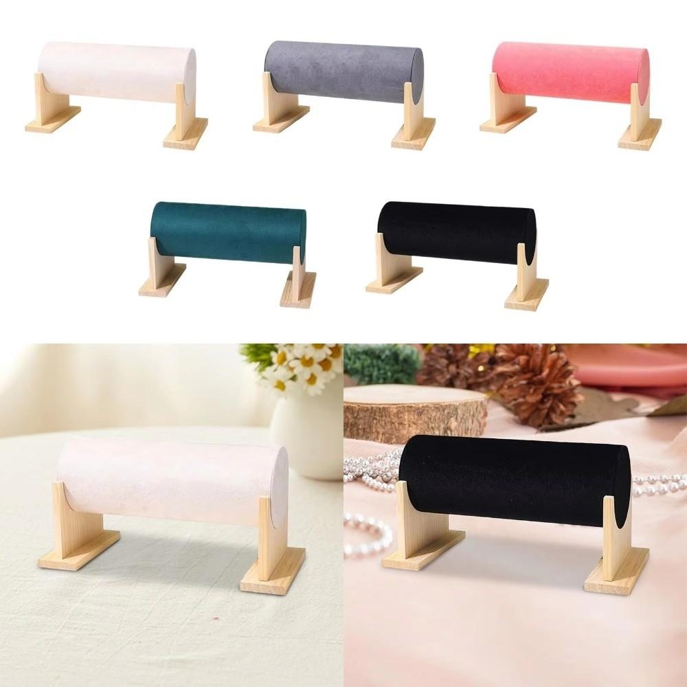 Espositore Originale in Legno per Cerchietti per Capelli Supporto per Elastici per Capelli con Superficie in Velluto Decorazione per Camera da Letto