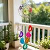 Hot Selling Folk Art Natural Crystal Wind Sun Catcher Sunshine Rainbow Dream Catcher Moon Wind Chime Pendant Christmas One Size
