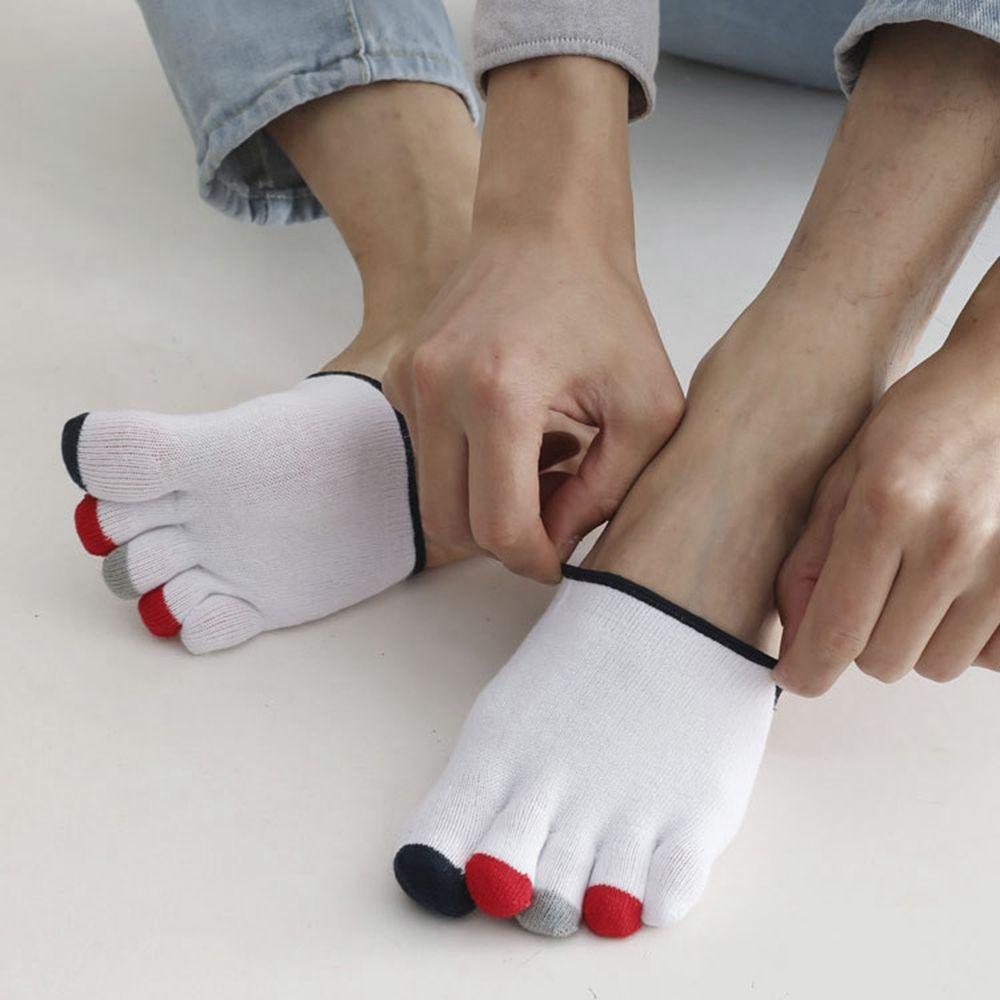 Thin Toe Cover Cotton Men Women Summer Five-Finger Socks Split Toe Socks Half Foot Socks Men Socks