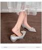 2025 French Bridal Stiletto Heels: Elegant Two-Wear Wedding and Evening Shoes for Women