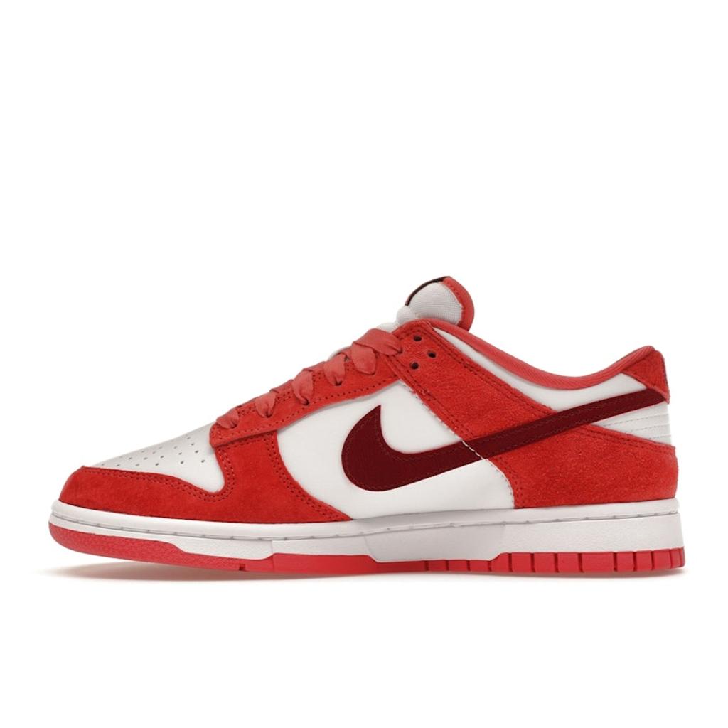 Nike Trampki Dunk Low Walentynki 2024 Damskie Różowe Białe Team-Czerwone FQ7056-100