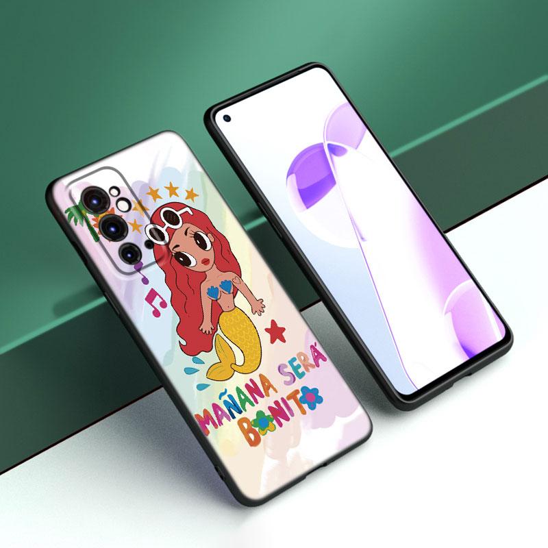 Karolg Manana Sera Bonito Black Phone Case For OnePlus 9R 10R 11R 12R ACE 2 Pro 2V 3V Nord CE 2 3 Lite 4 N10 N20 N30 SE 5G