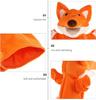 Hand Puppet with Moving Mouth, Plush Animal, Fox, Kids, Soft, for Theatre, Ventriloquism, Gloves, Cute, Gift