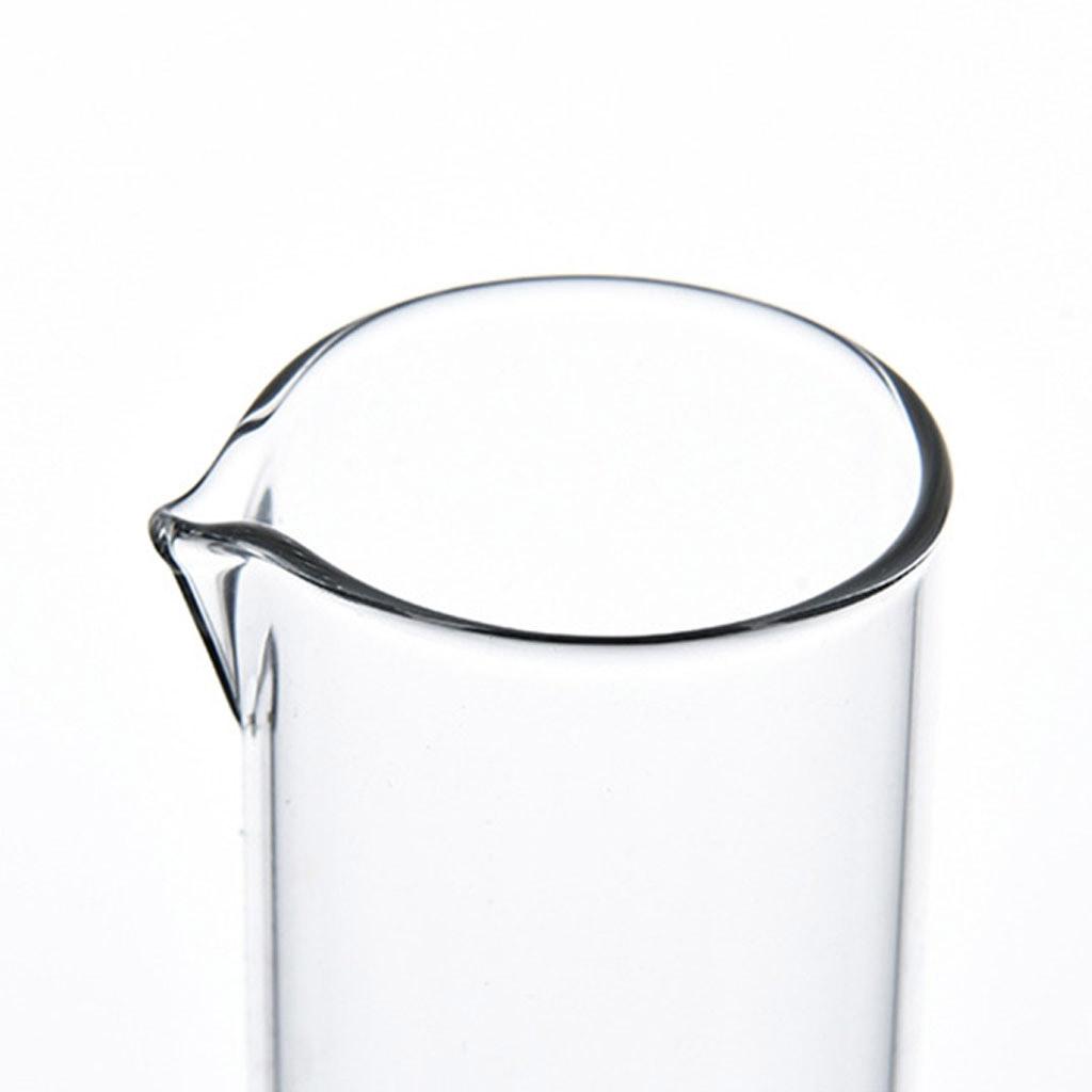 Glass Graduated Cylinder 100 mL Measuring Cylinder Science Test Single Metric