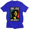 T-shirt Personalizzata Giamaica Reggae Rock Bob Marley Uomo Manica Corta T-shirt Casual Top 100% Cotone Slim Fit T-shirt Regalo