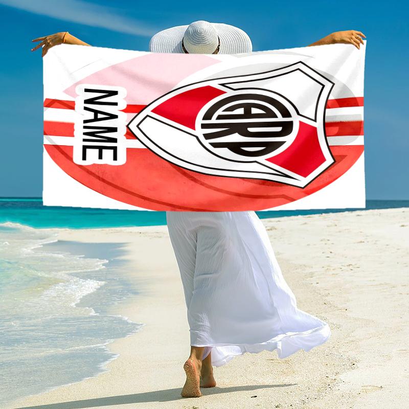 Personalized Flamengo Team Crest Beach Towel Microfiber Beach Towel Thin Absorbent for Beach Swimming Yoga Bath Sports. 0910171