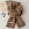 Selected Australian pure wool 100% cashmere scarf New versatile boys and girls winter warm knitted scarf