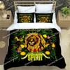 Bob Marley Lion Maple Leaf  Bedding Sets exquisite bed supplies set duvet cover comforter set bedding set luxury birthday gift02
