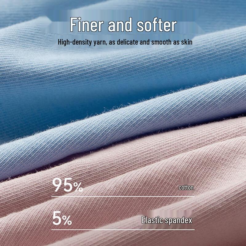 FitonTon Herren 10A Antibakterielle Baumwoll-Boxershorts 4er-Pack