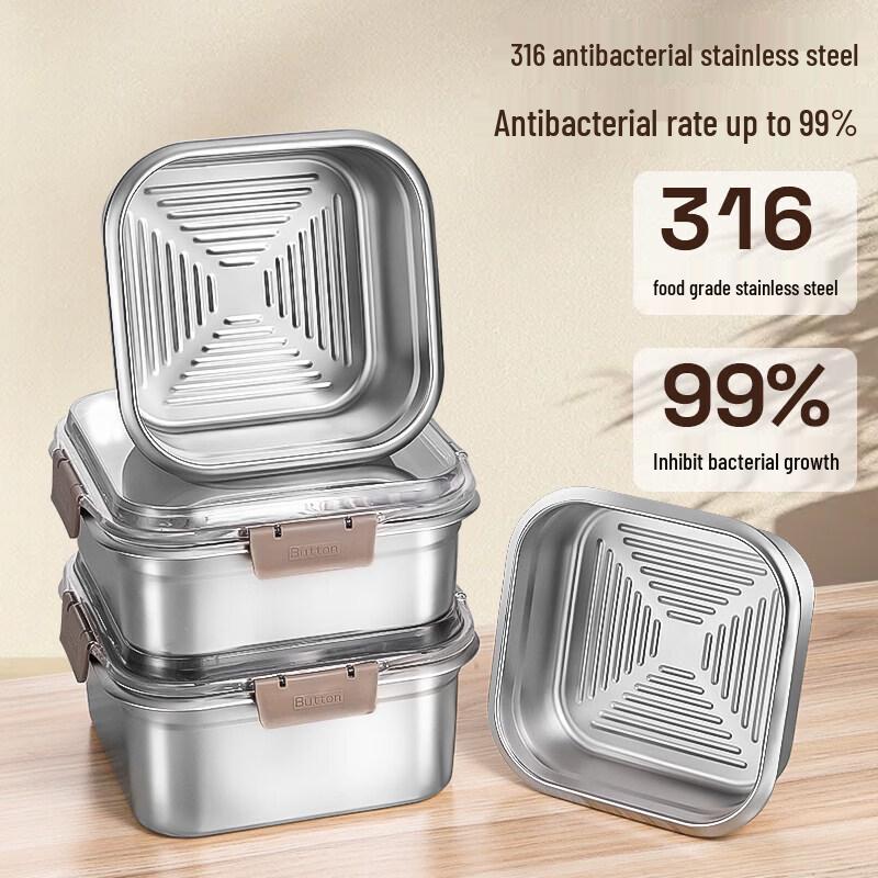 Sichun Stainless Steel Food Storage Container with Lid