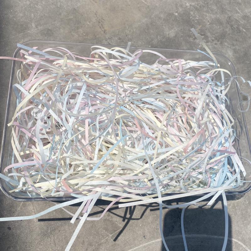 Lafite Decorative Christmas Glitter Shredded Paper Filler for Gift or Candy Box