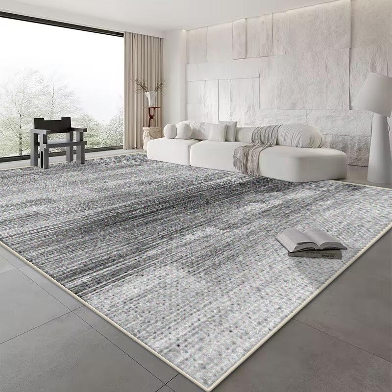 Nordic Abstract Carpet Living Room Light Luxury Decoration Sofa Coffee Tables Rug Bedroom Bedside Easy Clean Soft Mat Non-slip