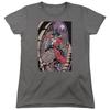 Batman Harley První Dámské Tričko Uhlové