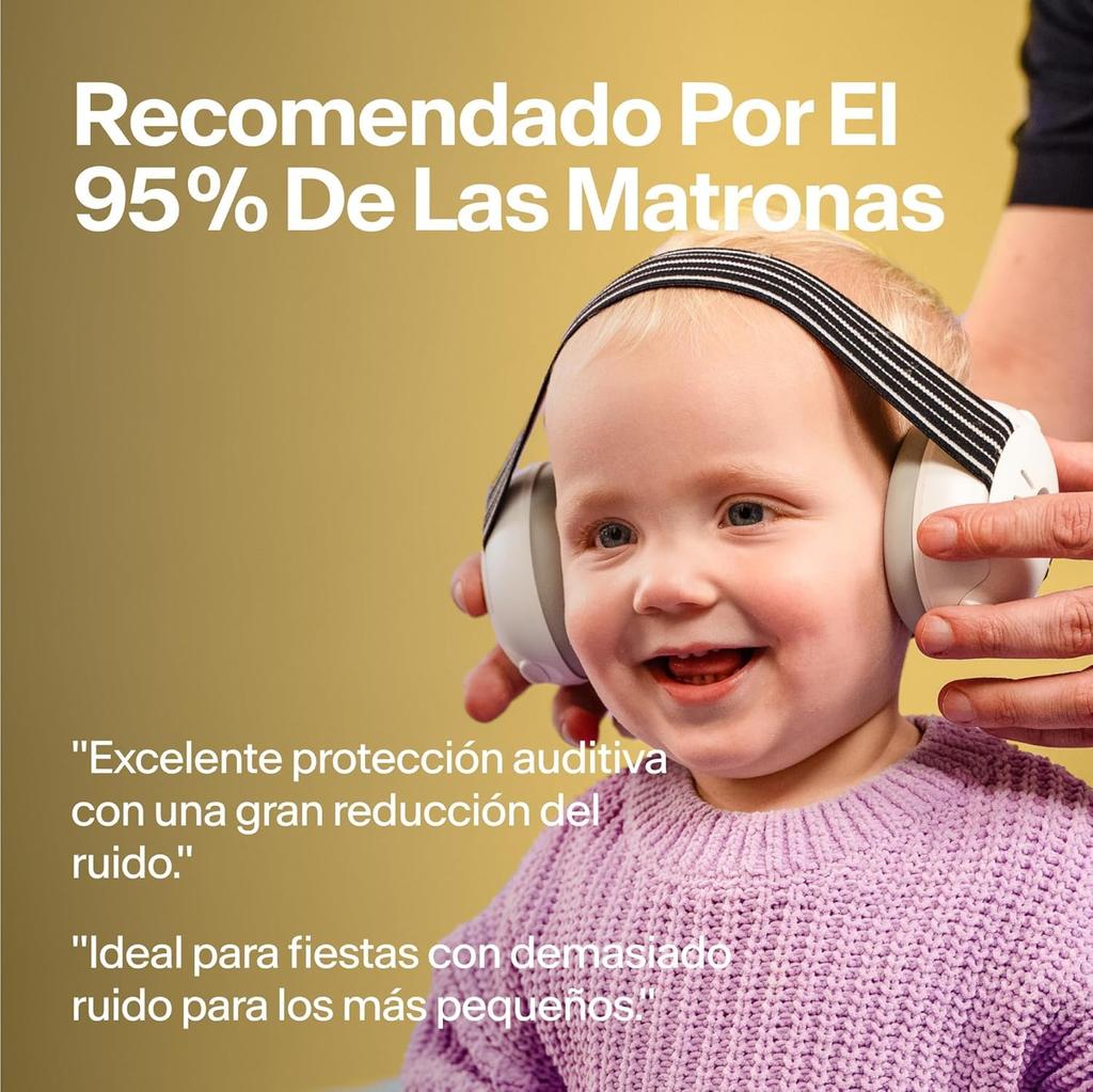 ALPINE HEARING PROTECTION MUFFY BABY CLASSIC YEL Earmuffs with Headband, Soundproofing, and Noise Reduction for Babies